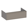 Saniclass New Future Thin onderkast 80.2x25x45.5cm met softclose 0 deuren 1 lade Taupe hoogglans SW86435 Saniclass New Future Thin onderkast 80.2x25x45.5cm met softclose 0 deuren 1 lade Taupe hoogglans SW86435