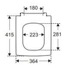 Villeroy & Boch Memento 2.0 closetzitting - softclose & quickrelease - stone white SW354320