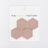 SAMPLE The Mosaic Factory Valencia carrelage mosaïque - 43x49x05cm hexagon rose mat pour sol et mur - intérieur et extérieur - résistent au gel SW862249