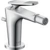 Hansgrohe Axor Citterio C 1-gats bidetkraan m. pop-up trekwaste m. cubic cutvoorsprong 11.3cm - chroom SW1152080