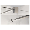 Fortifura Galeria inloopdouche verlengde Stabilisatiestang - 200cm los - inclusief bevestigingsmaterialen - chroom SW927766