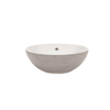 Crosswater Castellon Vasque à poser - 43x14.8cm - rond avec trop-plein - céramique - look marbre SW487147