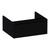 Saniclass New Future Thin onderkast 59x25x45.5cm met softclose 0 deuren 1 lade Zwart hoogglans SW86429 Saniclass New Future Thin onderkast 59x25x45.5cm met softclose 0 deuren 1 lade Zwart hoogglans SW86429