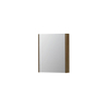 INK SPK2 spiegelkast – 60x74x14 cm – 1 deur, dubbelzijdige spiegeldeurr – Massief eiken Ash grey SW439974