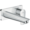 Hansgrohe Talis e 1 greeps wastafelkraan wand mkraan plaat - voorsprong 165 mm - afvoerplug - hoogglans chroom SW28989