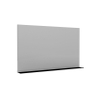 Allibert Sitio spiegel 100x70cm met planchet zwart mat SW735256