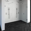Saniclass Create profielloze nis cabine XL 236.9x200cm met stabilisatiestangen Chroom SW486660 Saniclass Create profielloze nis cabine XL 236.9x200cm met stabilisatiestangen Chroom SW486660