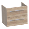 Saniclass Exclusive Line Small onderkast 59x39x50cm 2 lades met softclose MFC legno calore SW30752 Saniclass Exclusive Line Small onderkast 59x39x50cm 2 lades met softclose MFC legno calore SW30752