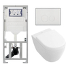 Villeroy & Boch Subway 2.0 Compact Toilet Pack DirectFlush - réservoir Geberit - fermeture douce - démontage rapide - plaque de commande boutons ronds - blanc SW791654