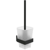 Villeroy & Boch Elements - Striking Toiletborstelgarnituur - 94x118x340mm - mat zwart SW974152