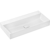 Hansgrohe Xevolos E wastafel - 100x48x14cm - zonder kraangat - opzet - smartclean - wit SW1164901