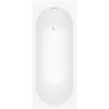 Villeroy & Boch Oberon baignoire acrylique Quaryl rectangulaire 170x70x45cm - incl. pieds blanc mat SW454156