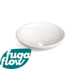 FugaFlow Efficiente Arredo Arino Vasque à poser 42x14cm marbre rond blanc SW1123752