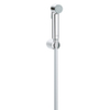 GROHE Vitalio Trigger Handdoucheset - 1 straalsoort - rond - met houder - gladde slang - 125cm - chroom SW87130