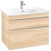 Villeroy en boch Venticello wastafelonderkast 75.3x59cm 2x lade iep impresso GA52895 Villeroy en boch Venticello wastafelonderkast 75.3x59cm 2x lade iep impresso GA52895