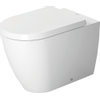 Duravit Starck Me closetpot diepspoel staand back to wall 37x60cm incl. bevestiging afvoer horizontaal mat wit SW358219