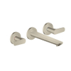 AXOR Citterio C afbouwdeel wastafelkraan - 3-gats - brushed nickel (rvs) SW1152162