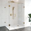 Saniclass Create Douchecabine 3-delig 100x200x140cm profielloos met antikalk en 8mm veiligheidsglas Goud geborsteld SW638581 Saniclass Create Douchecabine 3-delig 100x200x140cm profielloos met antikalk en 8mm veiligheidsglas Goud geborsteld SW638581