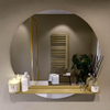 Mondiaz SPOT miroir – Ø 90 cm – avec tablette – Oro (sable) SW1235575