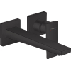 Hansgrohe Metropol 1 greeps wastafelkraan - afbouwdeel - met voorsprong 225 mm en afvoerplug - mat zwart SW358665