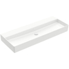 Villeroy & Boch memento 2.0 wastafel - voor handdoekhouders - 120x47cm - zonder overloop - zonder kraangat CeramicPlus - White Alpine (glans wit) SW336041