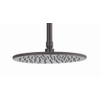 Crosswater Union Douchekop - 25cm - rond - brushed black - chrome (gunmetal) SW968283