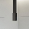 Fortifura Galeria Stabilisatiestang - plafond - ten behoeve van inloopdouche - 125cm - PVD - geborsteld gunmetal (antraciet) SW804545