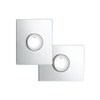Grohe Skate Bedieningsplaat - enkelspoeling - verticaal/horizontaal - chroom 0729132