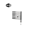 Sanicare HVW Radiateur électrique - 172x60cm - 822W - wifi - thermostat - chrome - en bas à droite - chrome SW1185646
