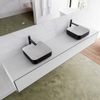 MONDIAZ LAGOM 200cm badmeubel solid surface urban 2 lades Wastafel BINX opzetkom dubbel 2 kraangaten SW409357 MONDIAZ LAGOM 200cm badmeubel solid surface urban 2 lades Wastafel BINX opzetkom dubbel 2 kraangaten SW409357