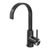 BRAUER Stripe Mitigeur lavabo haut en applique - bec plat pivotant - modèle A - gunmetal brossé PVD SW1434958