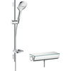 Hansgrohe Combi Raindance Select E 120 0,65m/Ecostat Select blanc/chromé GA21577 Hansgrohe Combi Raindance Select E 120 0,65m/Ecostat Select blanc/chromé GA21577