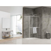Van Rijn Products ST04 Vaste wand 8mm helderglas 119.5x200cm met 120cm stabilisatiestang en handdoekhouder wit SW492934 Van Rijn Products ST04 Vaste wand 8mm helderglas 119.5x200cm met 120cm stabilisatiestang en handdoekhouder wit SW492934