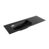 Mondiaz BIG small Urban solid surface inbouw wastafel 130cm links SW431051 Mondiaz BIG small Urban solid surface inbouw wastafel 130cm links SW431051