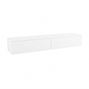 MONDIAZ ALAN MODULE SMALL Meuble sous-lavabo - 190x41x30cm - 2 tiroirs - push to open - MDF - Talc mat SW645457