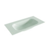 Mondiaz BIG small Greey solid surface inbouw wastafel 90cm midden SW427965 Mondiaz BIG small Greey solid surface inbouw wastafel 90cm midden SW427965