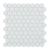 By goof mosaïque hexagonale blanche 29.5x29.5cm carrelage mural mosaïque blanc mat SW727428