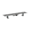 Hansgrohe RainDrain Compact Douchegoot - 90cm - standaard installatie - brushed stainless steel SW1590332