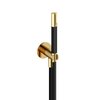 Hotbath Cobber handdouche met wandsteun met uitlaat en doucheslang 150cm gepolijst messing PVD SW230087 Hotbath Cobber handdouche met wandsteun met uitlaat en doucheslang 150cm gepolijst messing PVD SW230087