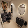 MONDIAZ TURE-DLUX Meuble toilette - 60cm - Urban - EDEN - vasque Lava - position centrale - 1 trou de robinet SW1103663