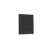 QeramiQ Push Metal Thin Plaque de commande - pour Grohe Skate - 2 boutons - noir mat SW1239430