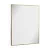 Crosswater MPRO Spiegel - 90x70cm - LED - verticaal/horizontaal - geborsteld messing (goud) SW1026492