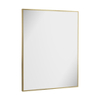 Crosswater MPRO spiegel - 90x70cm - verticaal/horizontaal - geborsteld messing (goud) SW1026492