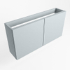 Mondiaz FOWY Meuble sous lave-mains - 100x22x50cm - 2 portes - push to open - softclose - Clay SW1016910