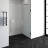 Saniclass Create douchedeur 140x200cm 2-delig profielloos met antikalk en 8mm veiligheidsglas chroom glans SW223776 Saniclass Create douchedeur 140x200cm 2-delig profielloos met antikalk en 8mm veiligheidsglas chroom glans SW223776