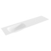 Mondiaz BIG small Talc solid surface inbouw wastafel 190cm links SW434437 Mondiaz BIG small Talc solid surface inbouw wastafel 190cm links SW434437