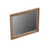 Forzalaqua Reno 2.0 miroir 59,5x50cm Rectangulaire sans éclairage avec cadre Chêne massif Castle Brown SW492671
