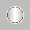 Best-Design Nero Venetië ronde spiegel zwart incl.led verlichting Ø 60 cm SW353615