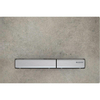 Geberit Sigma50 bedieningsplaat - 2-toets spoeling - vierkant - chroom/betonlook - dualflush - hoogglans chroom SW420176