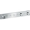 AXOR ShowerControl Partie apparente pour élément encastré module de thermostat pour 4 fonctions 59,8x90cm chrome SW157078